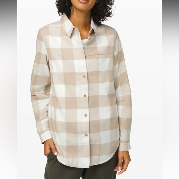 Lululemon Full Day Ahead Shirt-size 6 - Picture 1 of 8